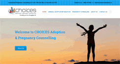 Desktop Screenshot of choicesadoption.ca